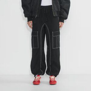 TNA Aritzia Black Roscoe Cargo Pant